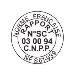Rapport d'essai CNPP NF S 61-939 cartouche de désenfumage
