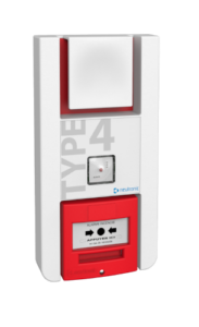 Equipement d'alarme incendie type 4 à pile radio avec flash