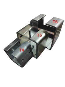 Machoires pour rail de porte coulissante coupe-feu
